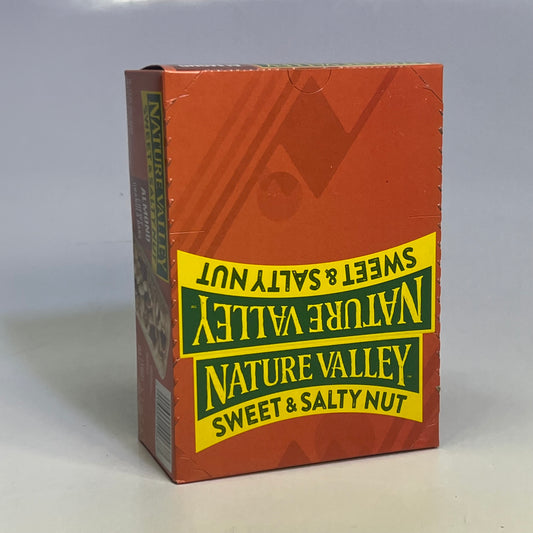 NATURE VALLEY (16 Bars) Sweet & Salty Granola Bars, Almond 16 - 1.2 oz BB 05/26