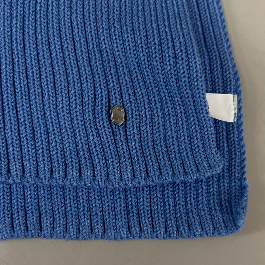 SAMSHIELD Lulli Long Cowl Neck Scarf Sz TU, One Size Fits All Washed Blue