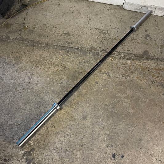 BETTER BODY Classic Barbell 87” 1300 LB Capacity Black & Steel