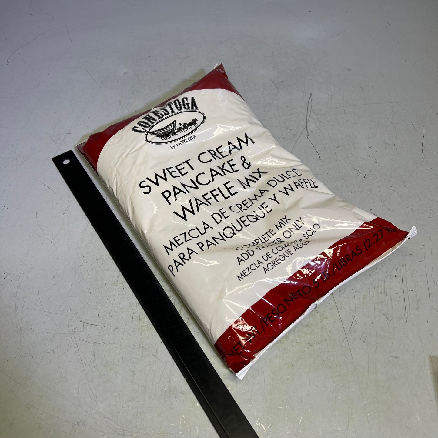 ZA@ ZA@PIONEER (2 PACK, 5 POUND EACH) Conestoga Sweet Cream Pancake & Waffle Mix White BB 08/25 I