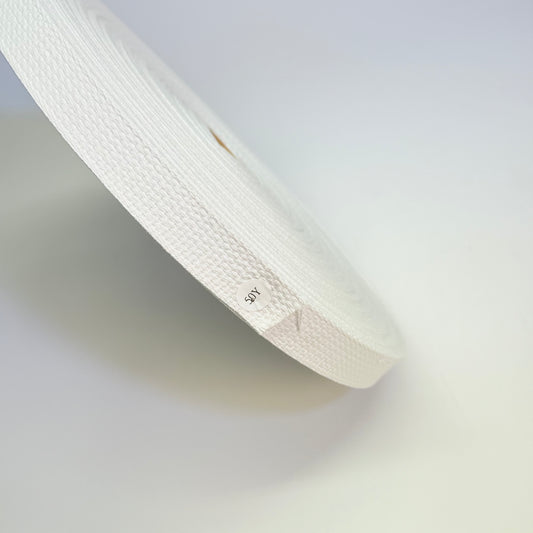 ZA@ Heavy - WT Cotton Webbing 1" X 50 Yds White WEBC20WH - New (AS-IS)