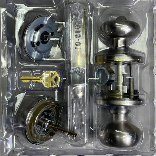 KWIKSET Smartkey Security Dual Key Door Knob Dead Bolt Satin Nickel (New Other)