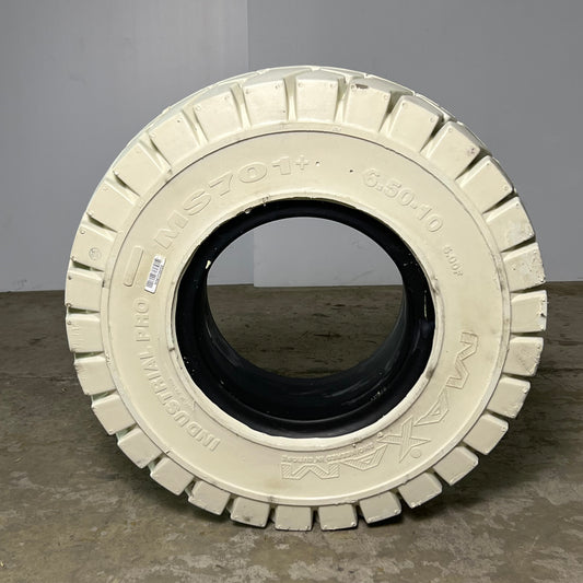 MAXAM MS701+ TR Industrial Forklift Tire 6.50-10 White