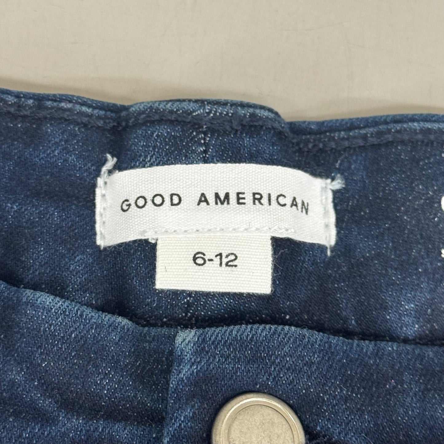 GOOD AMERICAN Always Fits Good Curve Straight Jeans Women's Sz 6/12 Indigo707 GCST739TT
