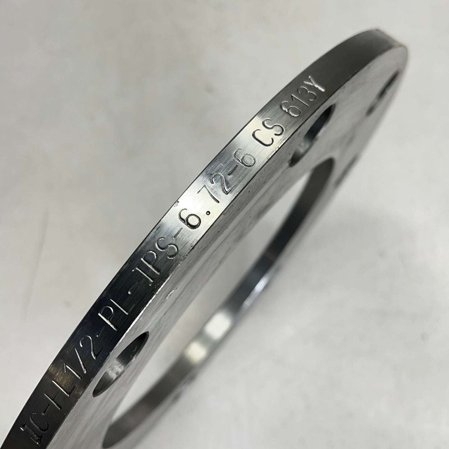 Carbon Steel Plate Flange 6.72" Bore ID 6" IPS IC-FL1/2 PL-IPS 6.72-6 CS 613Y