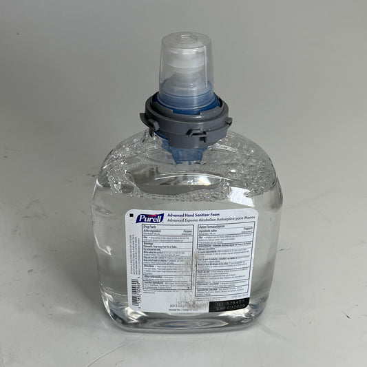 ZA@ PURELL (2 PACK) Advanced Hand Sanitizer Foam BB 01/29 1200ml Clear 5392-02 (As-Is)
