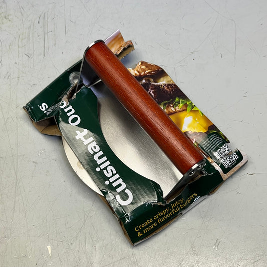 CUISINART Outdoors Stainless Steel Smashed Burger Press 6" Brown CISB-275P