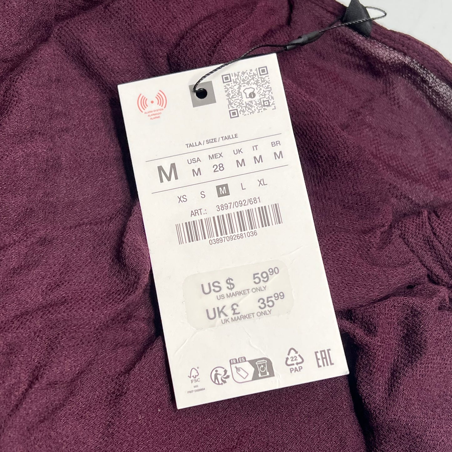 ZA@ ZARA Lot of Assorted Clothing, Jackets, Tops & Dress Women's Sz XL/L/M/S Multicolor