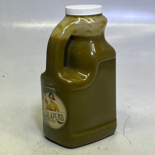 LOUISIANA Pepper Exchange 64oz Jalapeno Peppers Puree Sauce BB 07/27