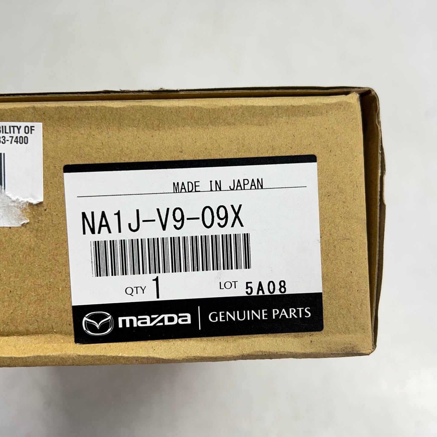 MAZDA Genuine OEM Brake & Clutch Aluminum Pedals Silver/Black NA1JV909