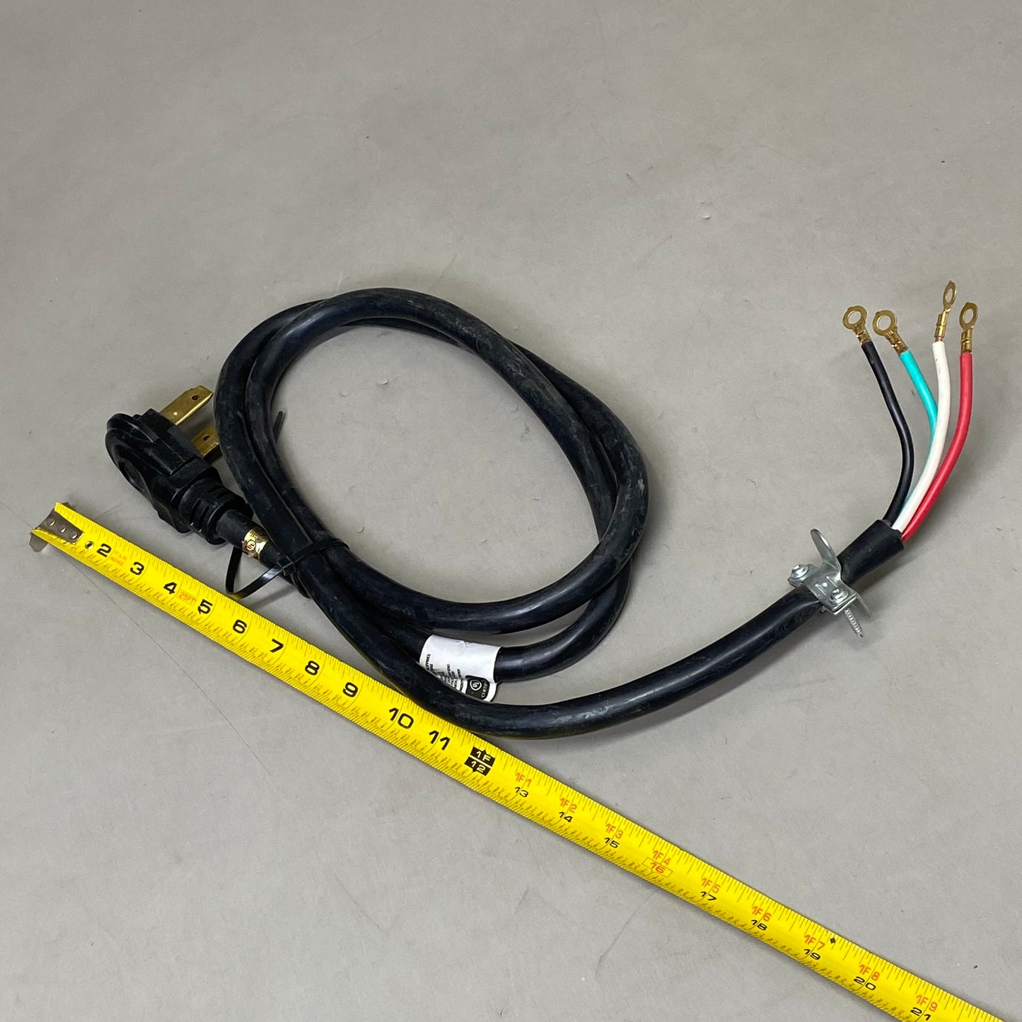 SOUTHWIRE Wire Range Power Cord 6' Cord, 10AWG Black 601004