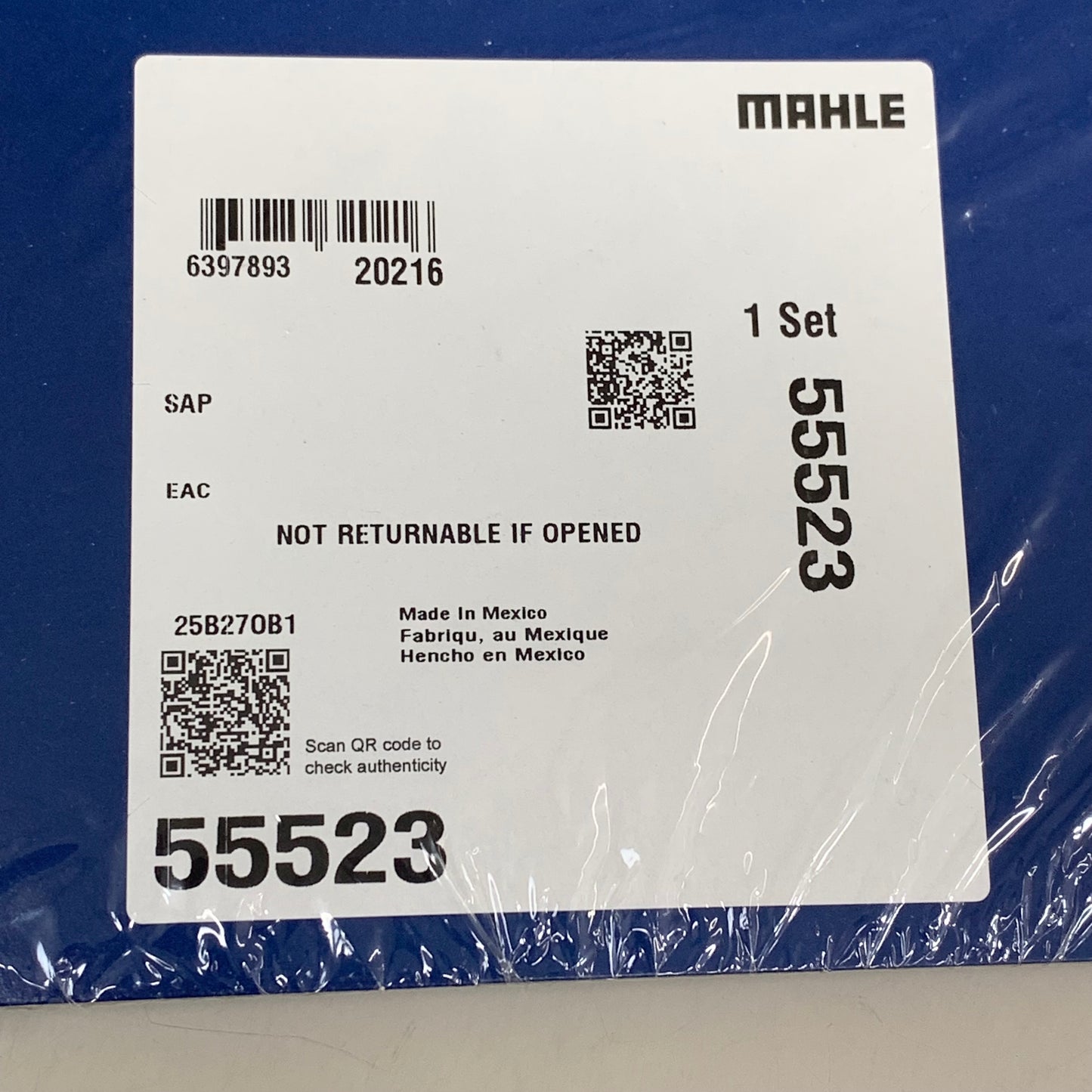 MAHLE Grade B Cylinder Head Gasket For Chevy & GMC 55523