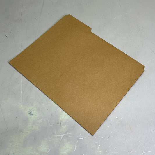 SMEAD (100 PACK) Reinforced Tab File Folders Letter Sz 1/3 Cut Kraft 10734