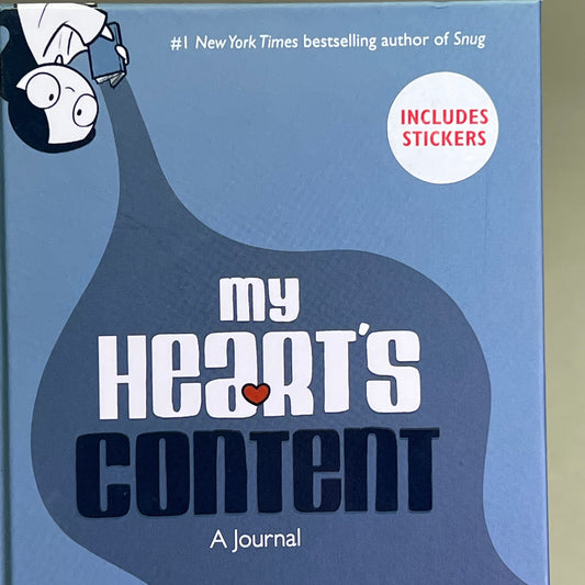 MY HEARTS CONTENT Hardcover Comic, Journal & Sticker Book By Catana Chetwynd