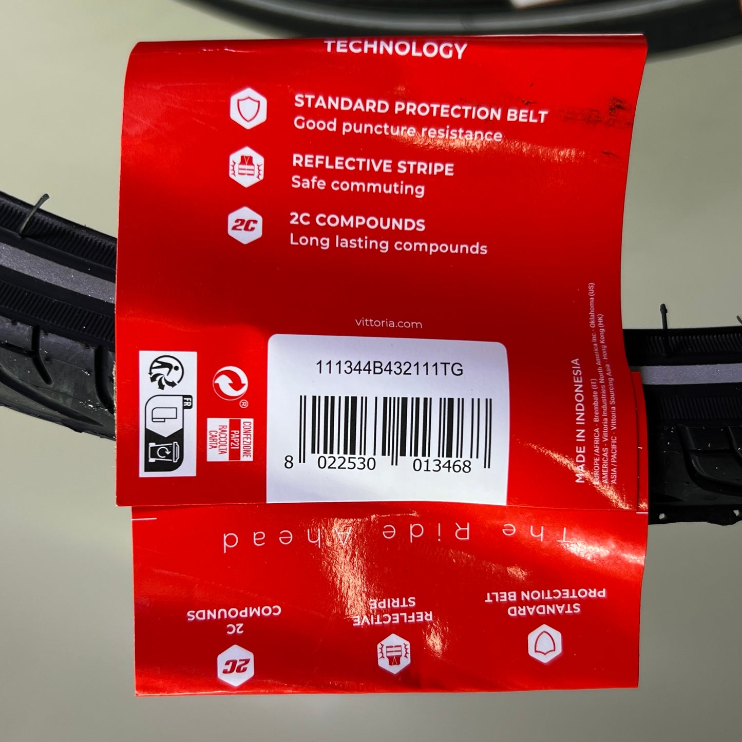 VITTORIA (2 Pcs) Randonneur Reflective Bicycle Tire 700x32C 111344B432111TG