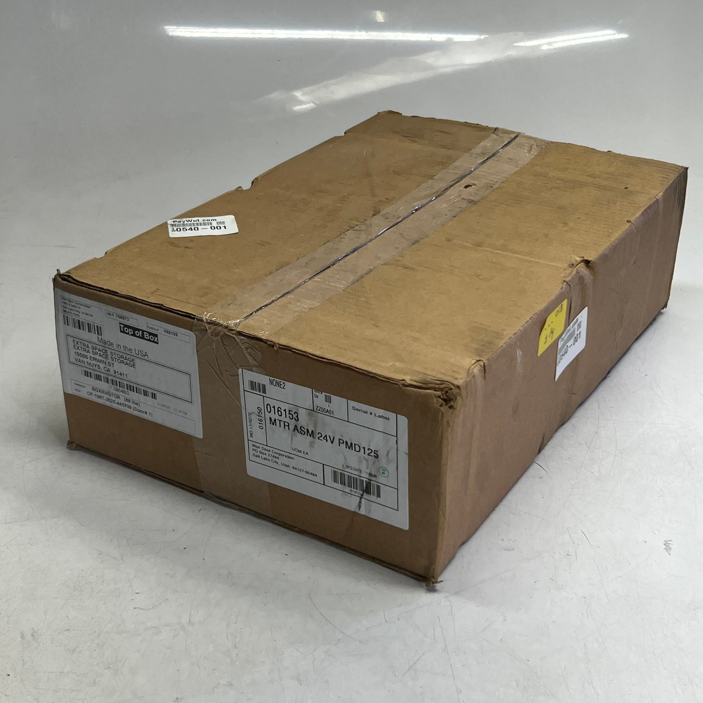 WON-DOOR Universal Closing System Subassembly PMD125 Pocket Motor Drive 24V 016153