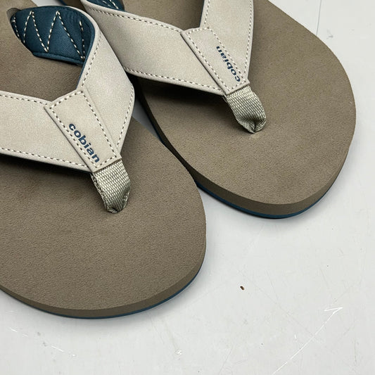 COBIAN Synthetic Strap Floater Sandals Men's Sz 12, EU 45 Taupe FLT18-240-12