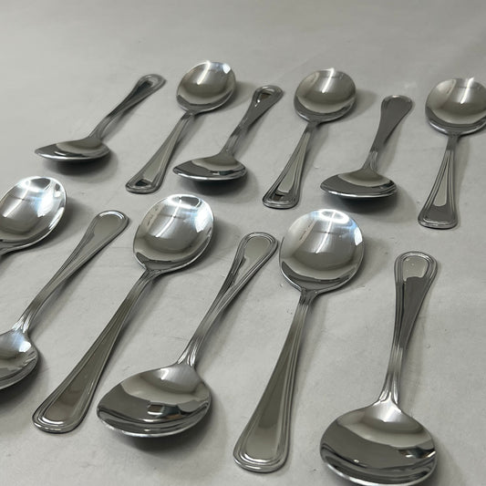 ABERT (12 Pack) Matisse Vintage Soup Spoon 6.8" Stainless Steel FP486