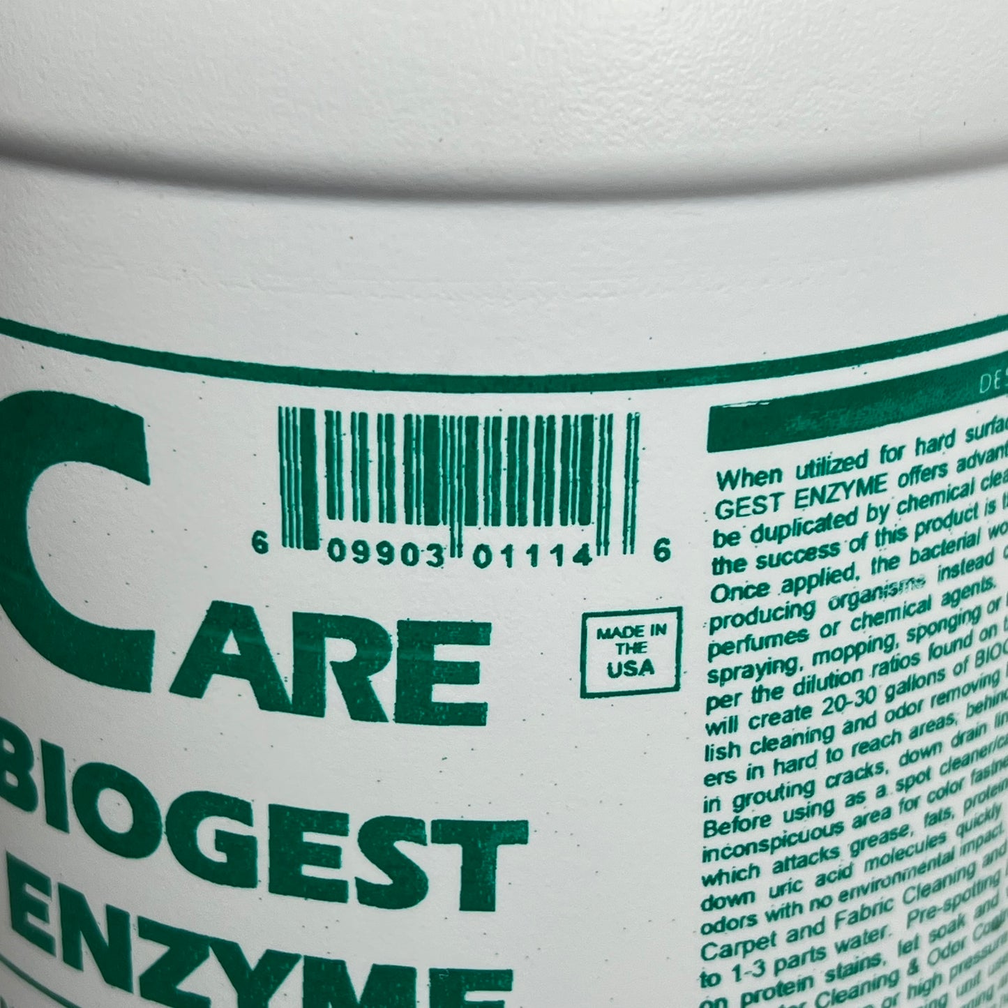 ZA@ ULTRA CARE (4 PACK, 1 GAL EACH) Biogest Enzyme for Odor Control, Mold & Mildew Control & Drain Maintainer Clear 1088