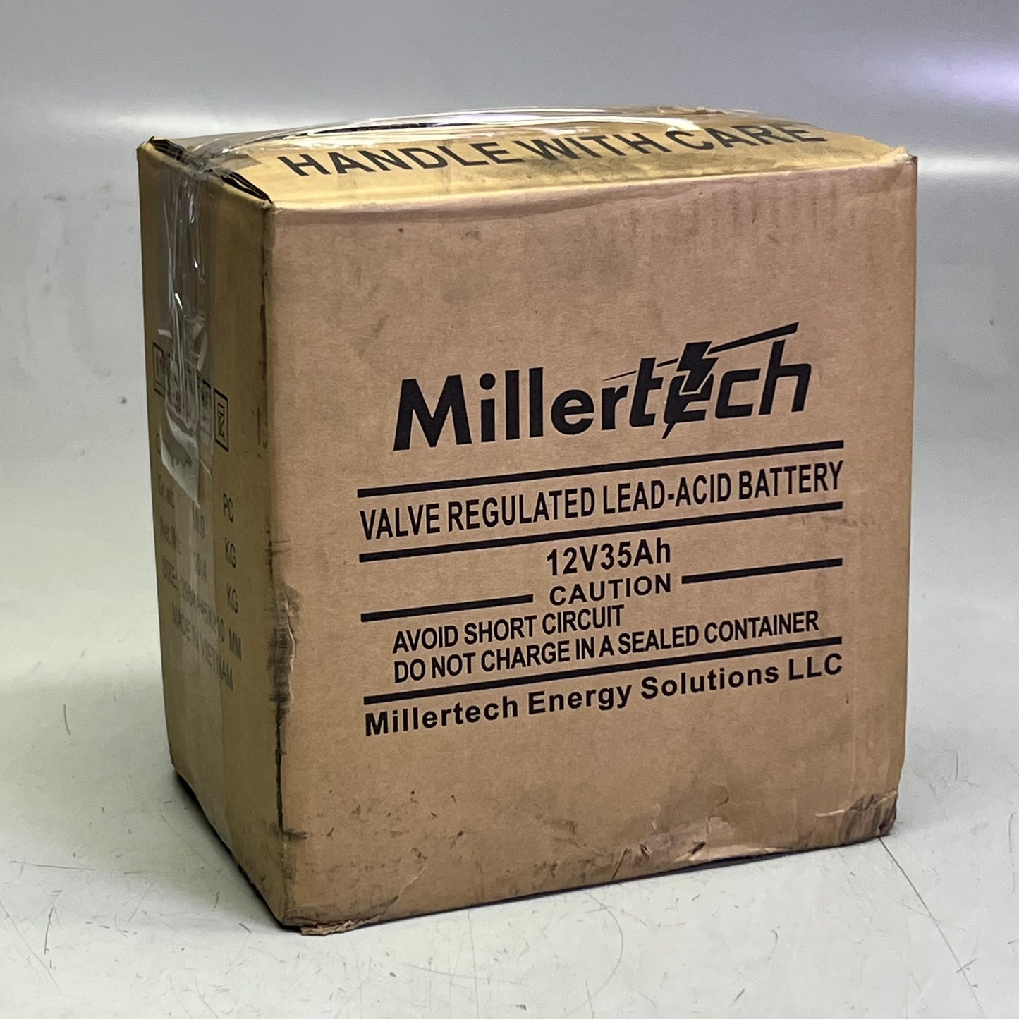 MILLERTECH Valved Regulated Lead-Acid Battery 12V 35Ah