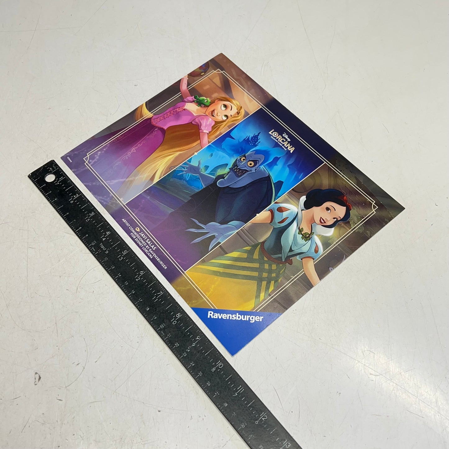 DISNEY (3000 PACK) Lorcana Trading Card Cardstock Poster By Javi Salas 11"x9"