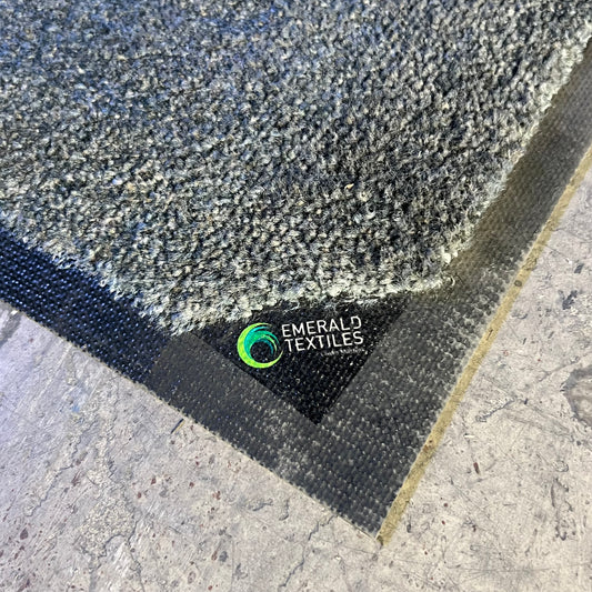 EMERALD TEXTILES Standard Carpet Mat Sz 4'W x 6'L, Black SO06954170