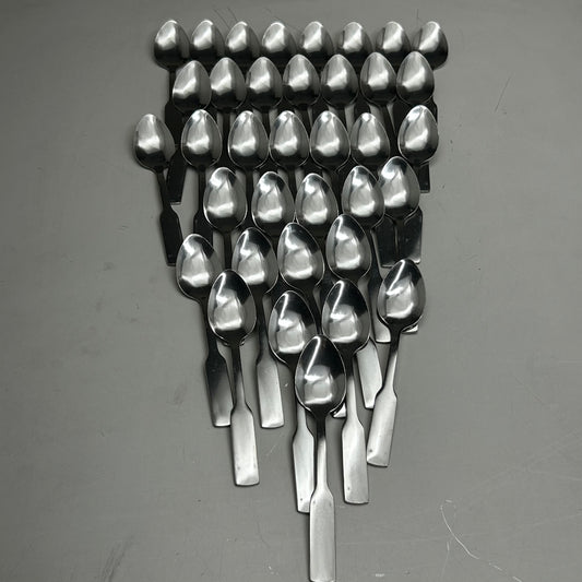 ABC (36 Pack) Stainless Steel Norfolk Stamped Teaspoon Set NOR-01