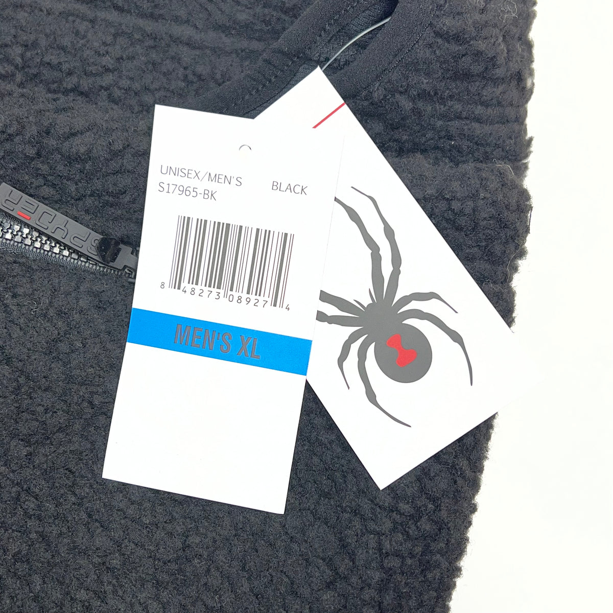 SPYDER Bandit Sherpa Vest Versatile Layer Men's Sz XL Black S17965-BK