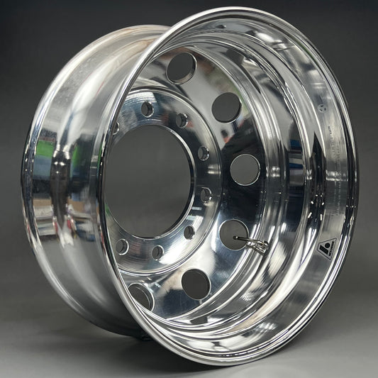 ACCURIDE Accu-Lite 22.5 x 8.25 Inch Aluminum Hub Pilot Wheel 10 Hole 43644 XP