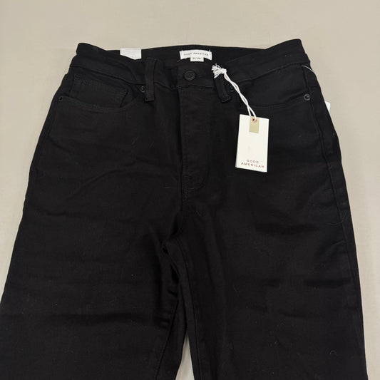 GOOD AMERICAN Good Classic Bootcut Jeans Women's Sz 8 Black001 GCB47SBTE