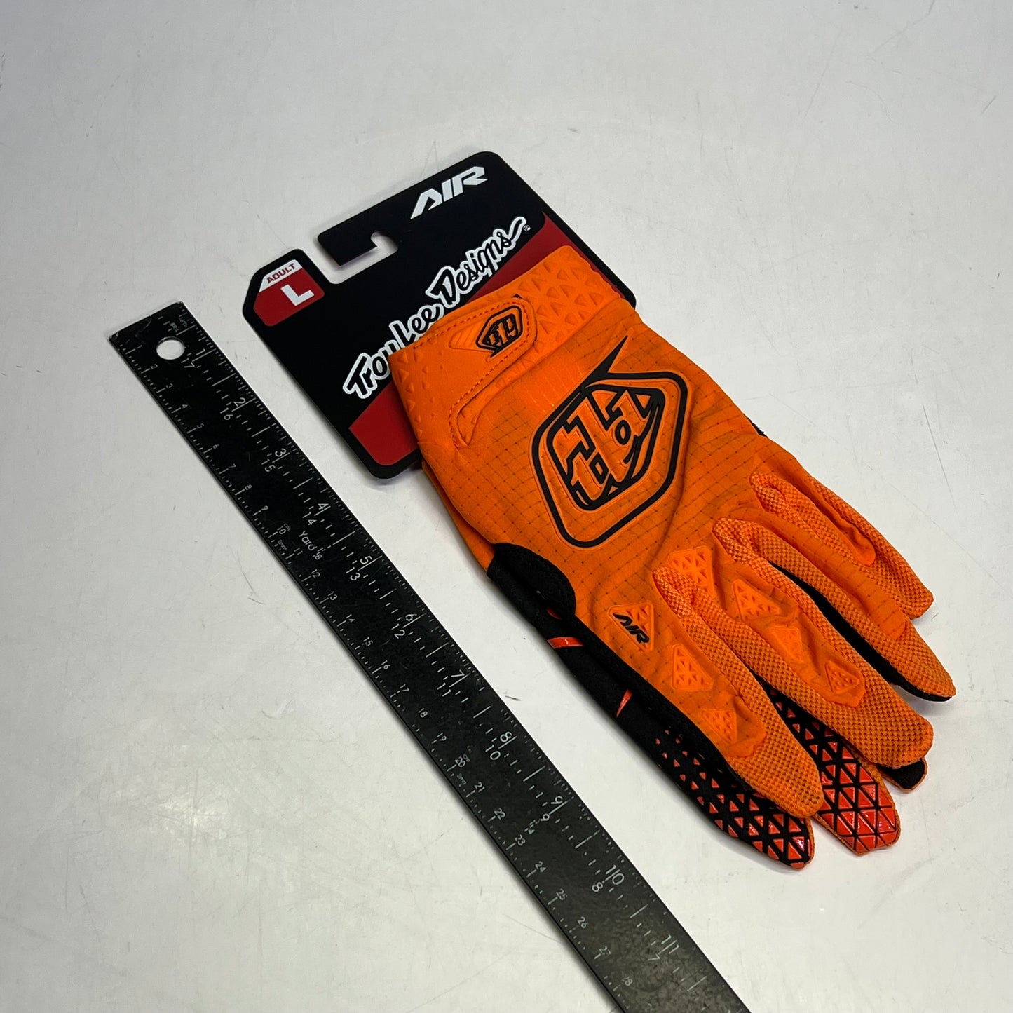 TROY LEE DESIGNS Air Gloves Dirt Bike Riding Gear Unisex Sz L Orange 404785034