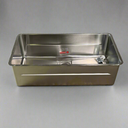 FRANKE Stainless Steel Kitchen Sink Sz 32.5" L x 18.5" W x 9.5" H PTX11031