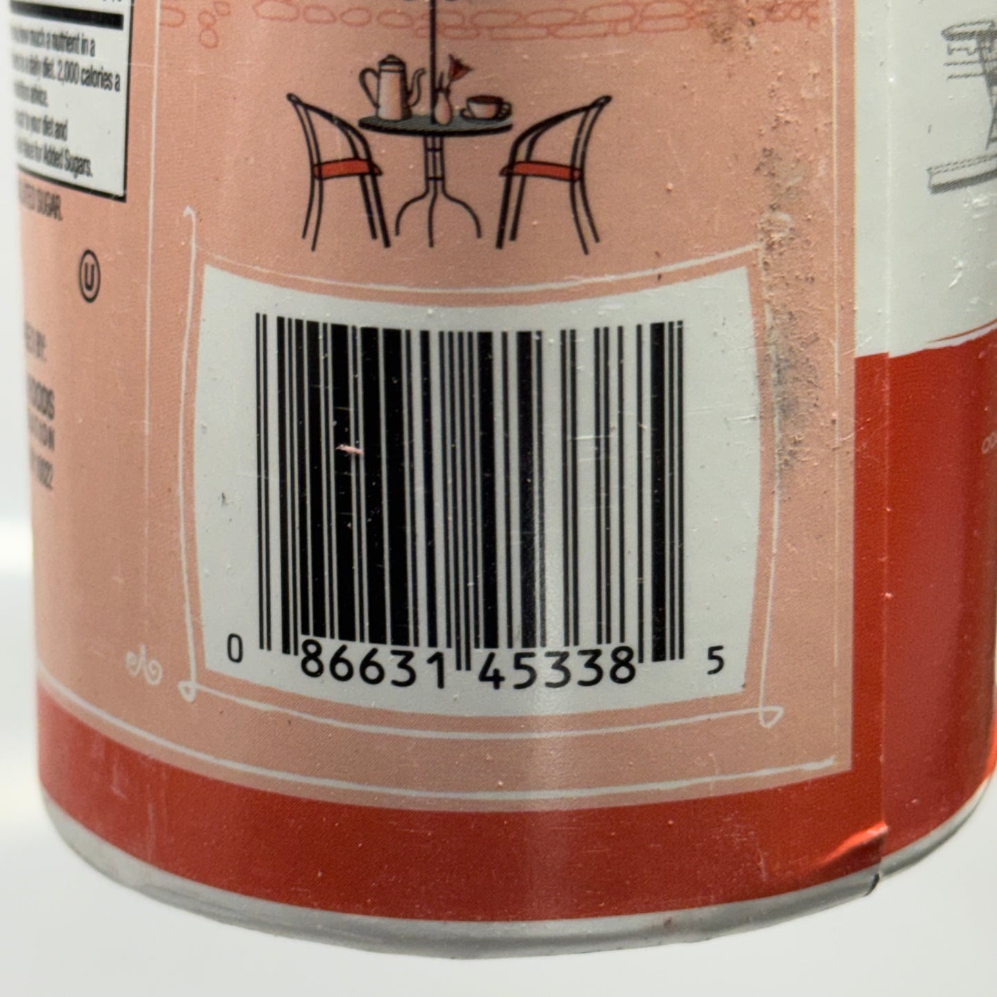 ZA@ CAFE DELIGHT (24 PACK) Sugar Canister 20 oz. White (AS-IS, The Canister is Dented)