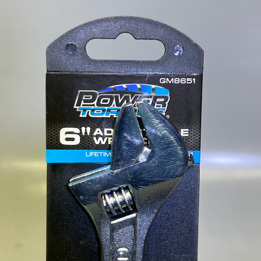 POWER TORQUE 6" Adjustable Wrench GM8651