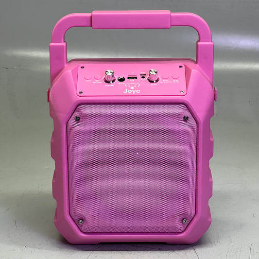 JOYC Mic Drop Karaoke Machine With 2 Wireless Mics & RGB Lights 2AKZ8-LBS237