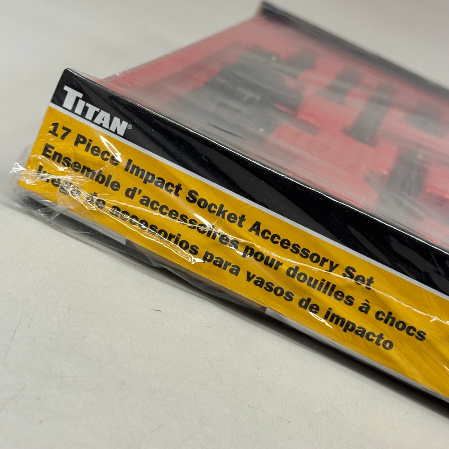 TITAN (17 Piece) Impact Socket Accessory Set Black 81483