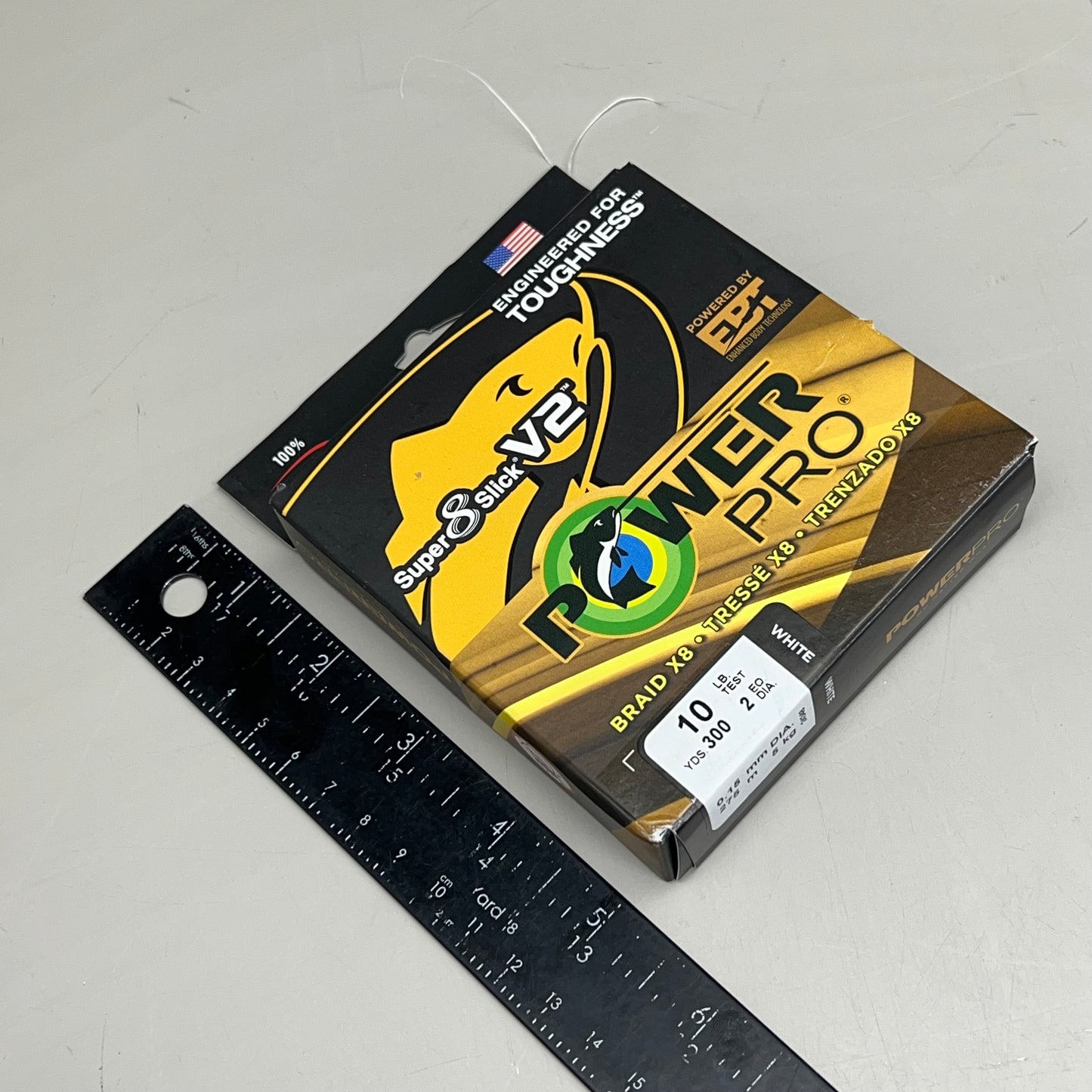 POWER PRO Microfilament Braided Fishing Line 10lbsx300yrds White 31500100300W