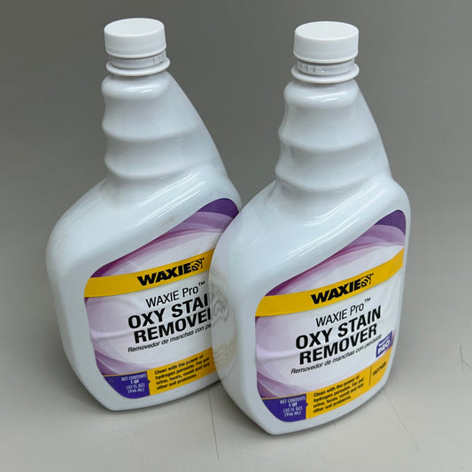 WAXIE PRO (2 Pack) Oxy Stain Remover for Pet Clean Up 32 Fl oz 1077409