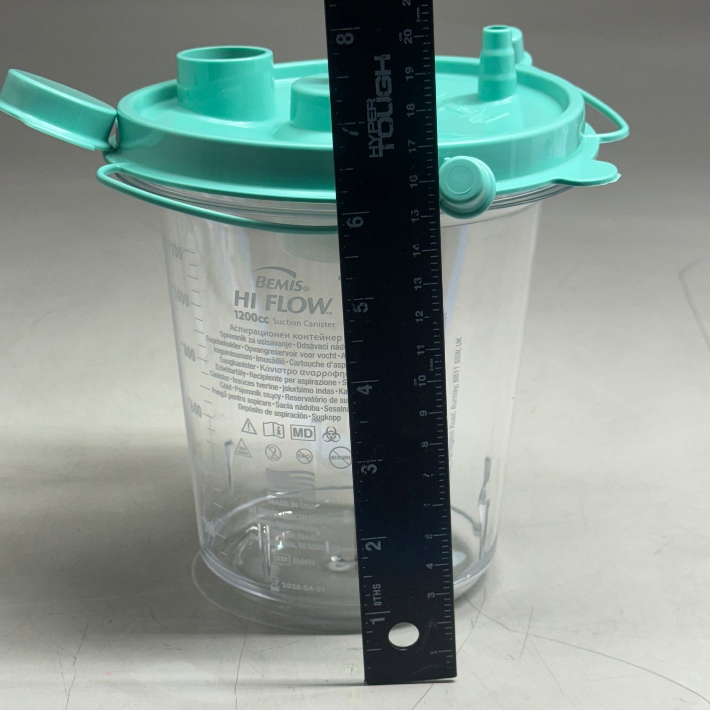 BEMIS (6 PACK) Hi-Flow Suction Canister & Lid Teal