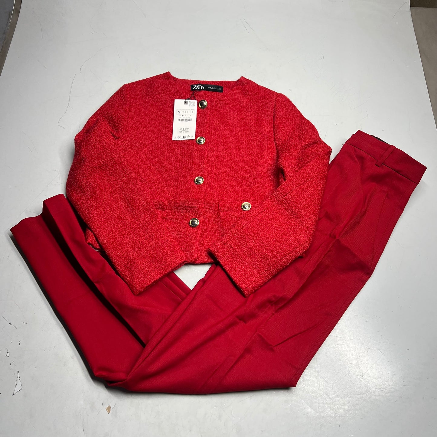 ZA@ ZARA Lot of Assorted Clothing Pants & Blazers Women's Sz XS/S/M Multicolor