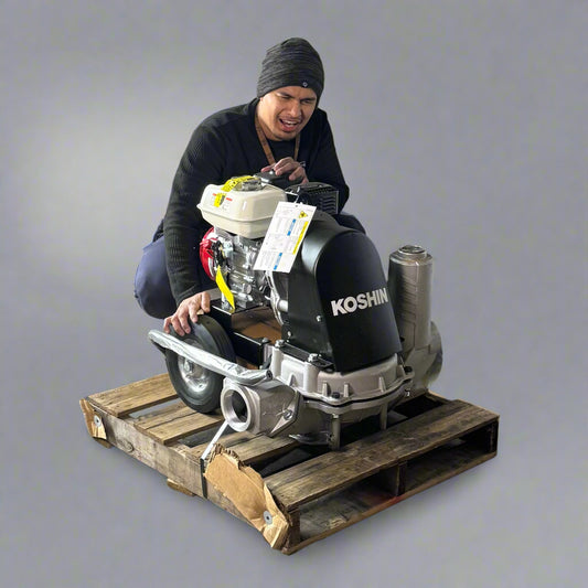 KOSHIN PUMP Self Priming Diaphragm Pump Sz 20" L x 25" W x 23" H KDP-80X