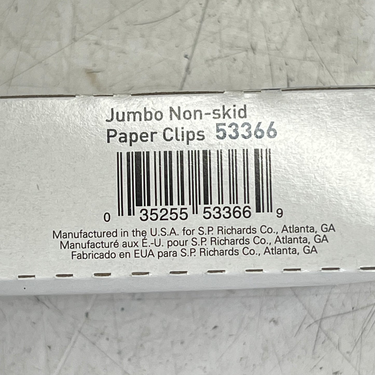 BUSINESS SOURCE (10 PACK, 100 EACH) Jumbo Non-skid Paper Clips Steel Silver