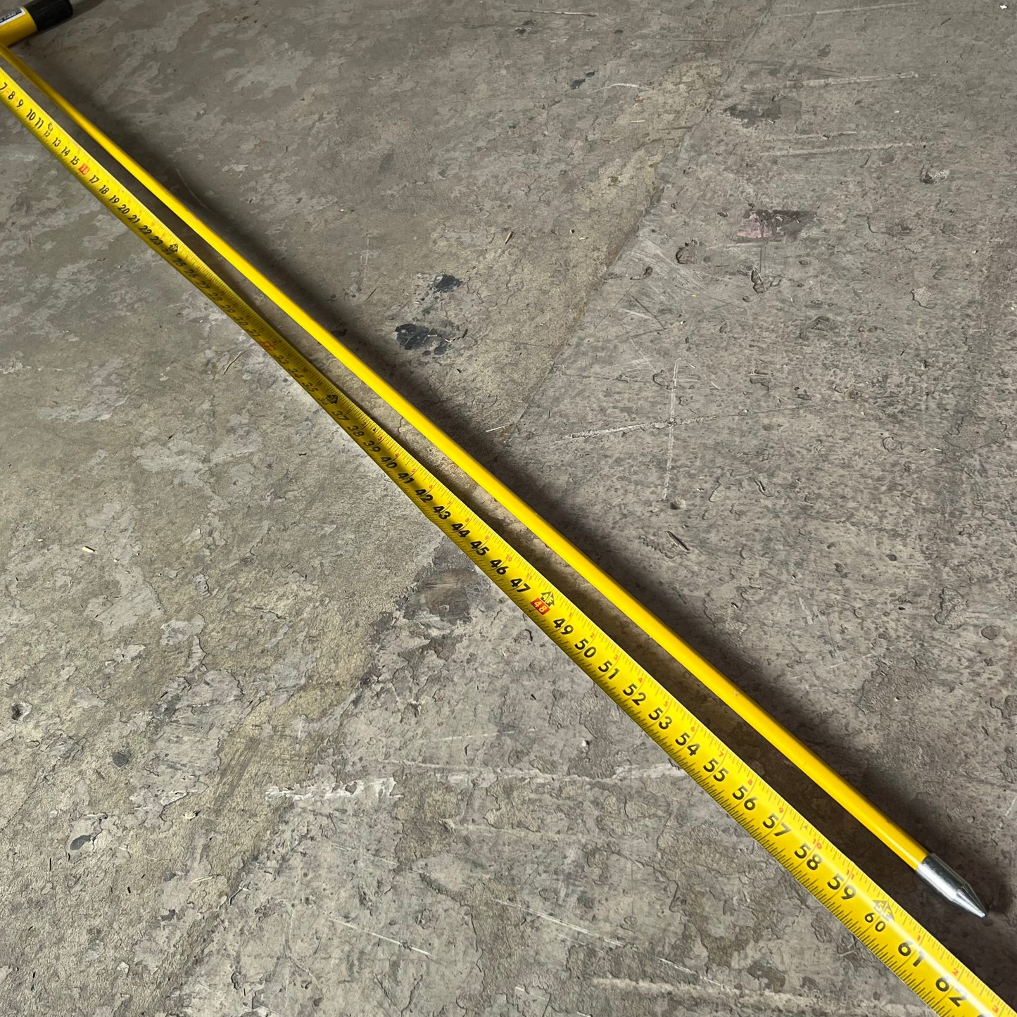 PLUMB-PRO T-Handle Fiberglass Soil Probe Sz 5.1' H, Yellow