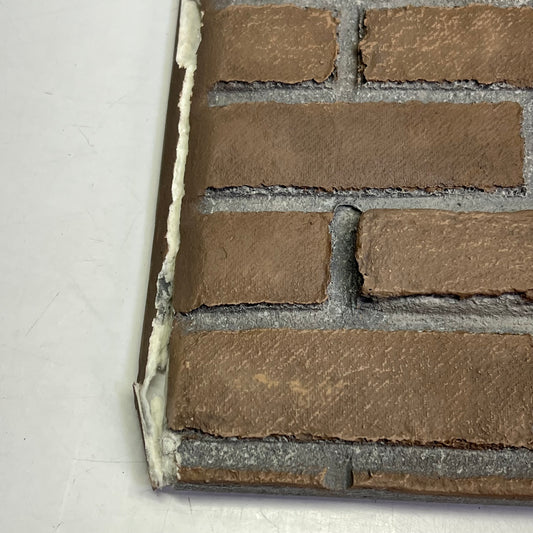 ZA@ Faux Brick Background 23"x21"x1 Red/Grey