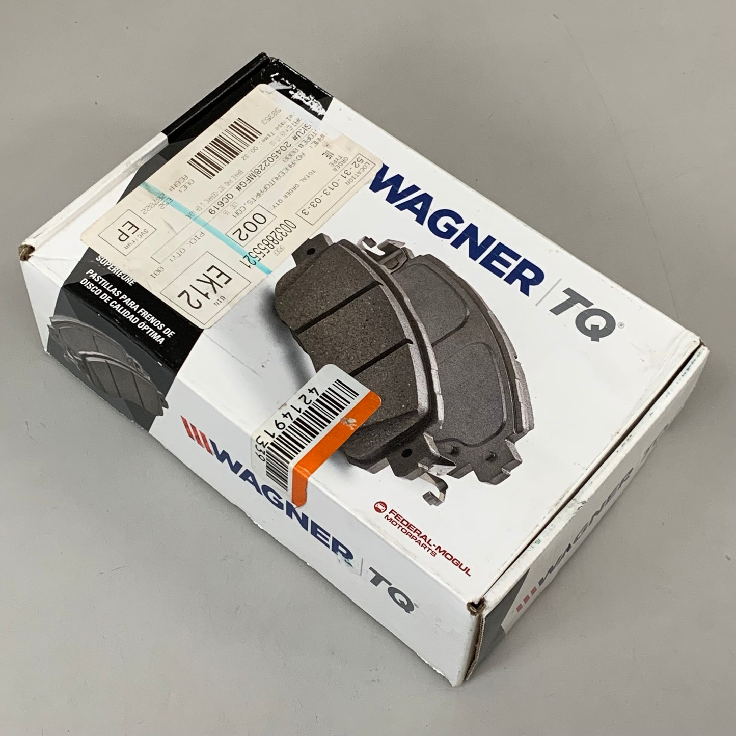 WAGNER TQ ThermoQuiet Front Ceramic Brake Pads Lexus & Toyota QC619