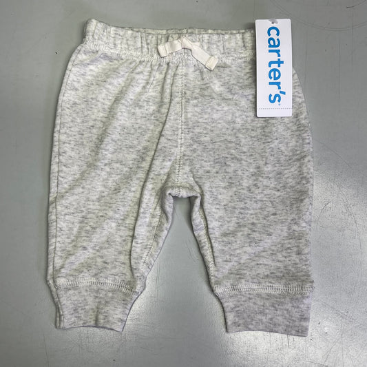 CARTERS (SET OF 2) Cotton Jogger Pants Baby's 3M Heather Grey/Ivory 1S992310
