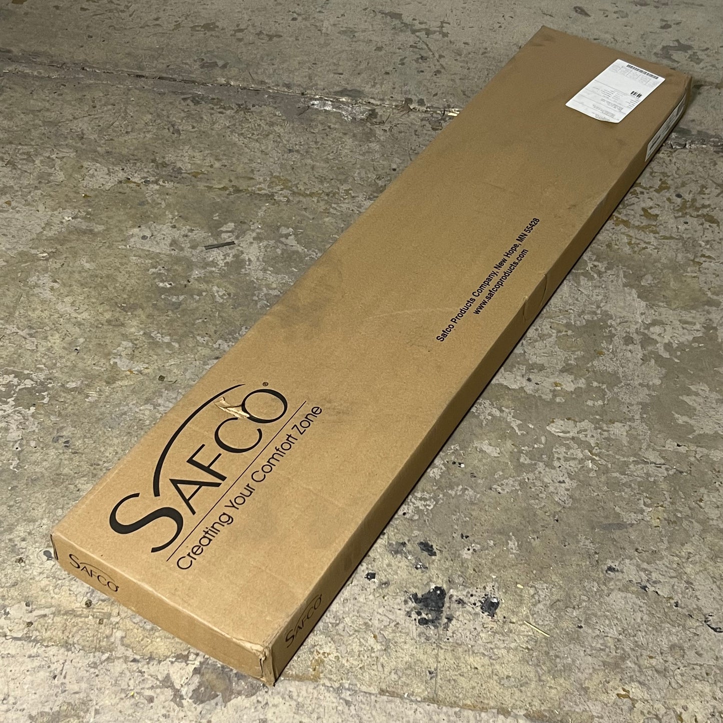 SAFCO Steel Flat File Cabinet Base Sz 53.5" L x 6" W, White 4999WHR
