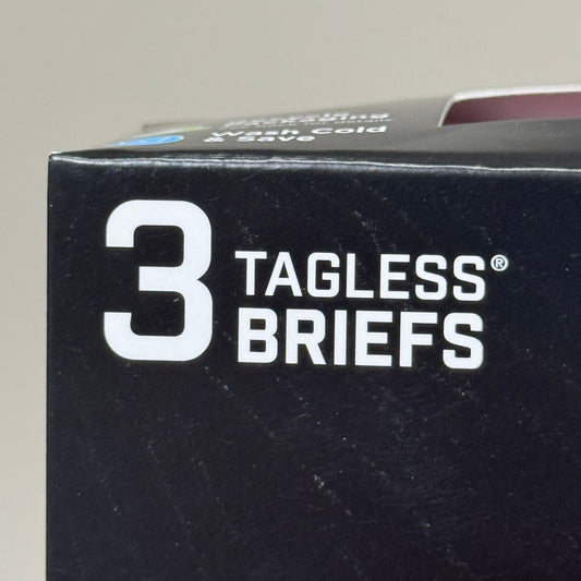 HANES (3 PACK!) Men's Comfort Flex Fit Boxer Briefs Sz XL 40-42" Black/Grey/Red CFFSB3