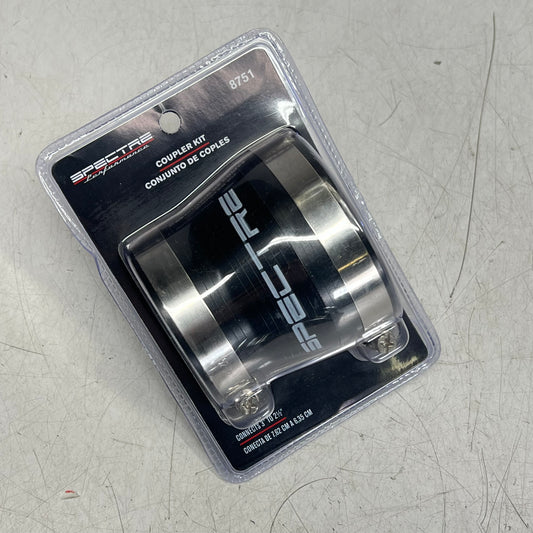 SPECTRE (3 PACK) Coupler Kit Black Pvc Stainless Steel Worm Gear Clamps 3" 8751