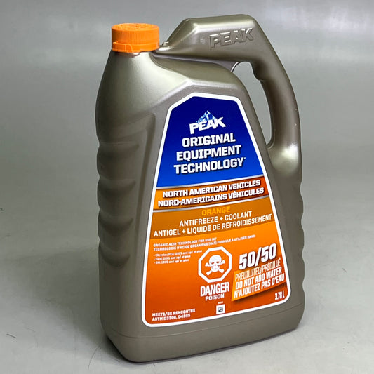 PEAK (3 PACK) 50/50 Antifreeze & Coolant 1 Gal. D3306/D4985, Orange